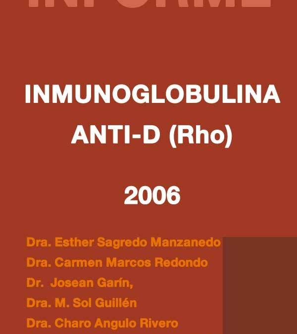 Inmunoglobulina anti-D (Rho)