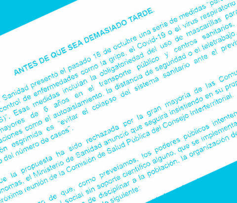 Antes de que sea demasiado tarde | LIGA PARA LA LIBERTAD DE VACUNACIÓN