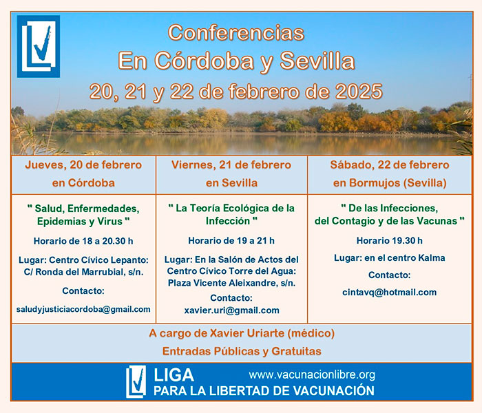 Conferencias en Córdoba y Sevilla