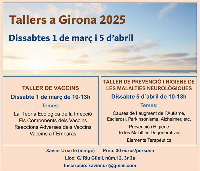 Tallers a Girona 2025