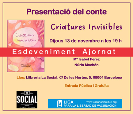Presentació del conte  «Criatures Invisibles»  a Barcelona