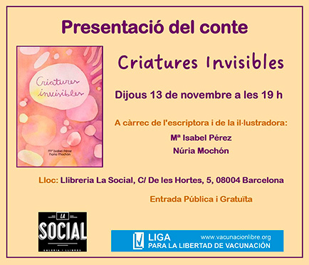 Presentació del conte «Criatures Invisibles» a Barcelona