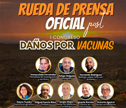 Video: Rueda de Prensa Oficial Post I Congreso Daños por Vacunas