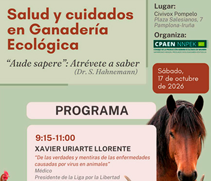 Salud y cuidados en Ganadería Ecológica en Pamplona – Iruña